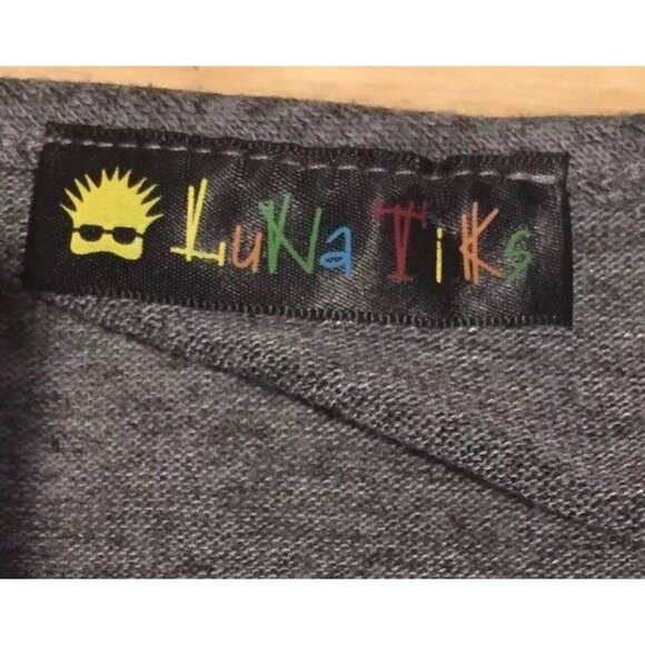 Luna Tiks Open Front Draping Cardigan Size Small ~ Gray - Picture 4 of 5